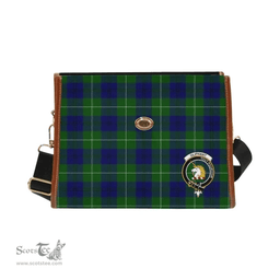 Scottish Canvas Bag Oliphant Clan Clan Tartan Waterproof Canvas Bag - Crest Classic Scottish Plaid Tartan Plaid