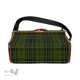 Scottish Canvas Bag MacLean Hunting Clan Tartan Waterproof Canvas Bag - Classic Scottish Plaid Tartan Plaid