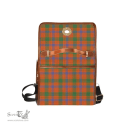Scottish Canvas Bag Ross Ancient Clan Tartan Waterproof Canvas Bag - Classic Scottish Plaid Tartan Plaid