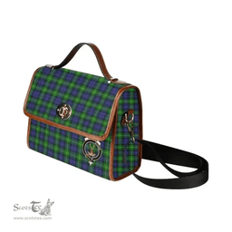 Scottish Canvas Bag Gordon Clan Clan Tartan Waterproof Canvas Bag - Crest Classic Scottish Plaid Tartan Plaid