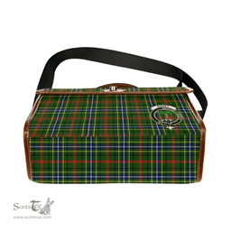 Scottish Canvas Bag Bisset Clan Clan Tartan Waterproof Canvas Bag - Crest Classic Scottish Plaid Tartan Plaid