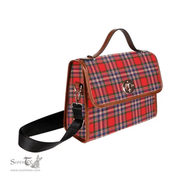 Scottish Canvas Bag MacFarlane Modern Clan Tartan Waterproof Canvas Bag - Classic Scottish Plaid Tartan Plaid