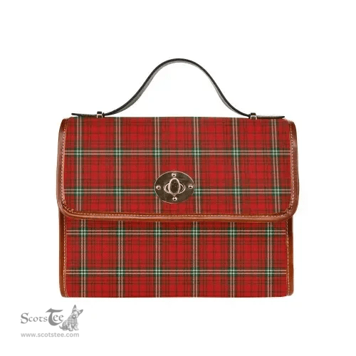 Scottish Canvas Bag MacLay Modern Clan Tartan Waterproof Canvas Bag - Classic Scottish Plaid Tartan Plaid