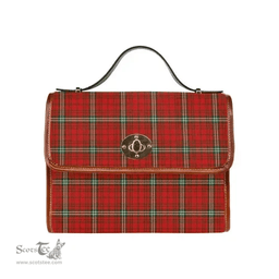 Scottish Canvas Bag MacLay Modern Clan Tartan Waterproof Canvas Bag - Classic Scottish Plaid Tartan Plaid