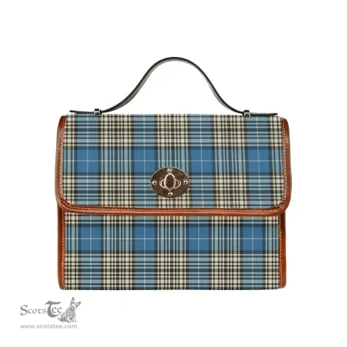 Scottish Canvas Bag Napier Ancient Clan Tartan Waterproof Canvas Bag - Classic Scottish Plaid Tartan Plaid