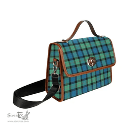 Scottish Canvas Bag Gunn Ancient Clan Tartan Waterproof Canvas Bag - Classic Scottish Plaid Tartan Plaid