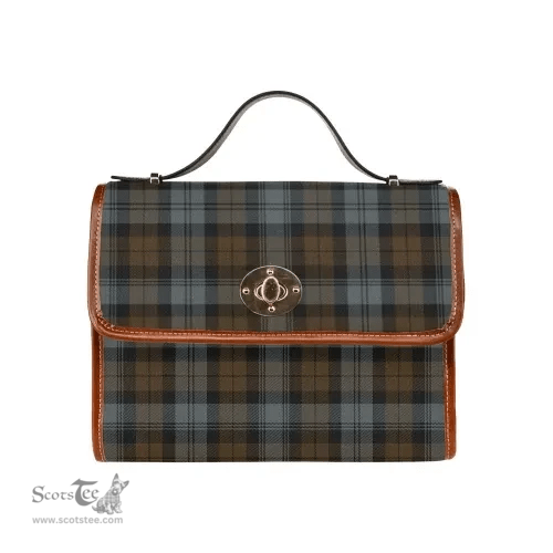 Scottish Canvas Bag BlackWatch Weathered Clan Tartan Waterproof Canvas Bag - Classic Scottish Plaid Tartan Plaid