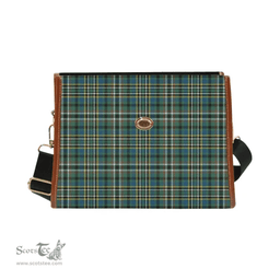 Scottish Canvas Bag Scott Green Ancient Clan Tartan Waterproof Canvas Bag - Classic Scottish Plaid Tartan Plaid