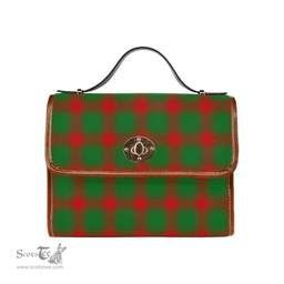 Scottish Canvas Bag Middleton Modern Clan Tartan Waterproof Canvas Bag - Classic Scottish Plaid Tartan Plaid