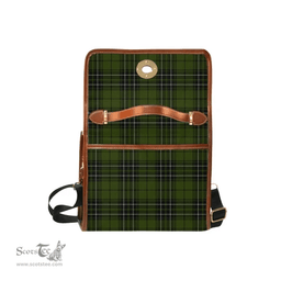 Scottish Canvas Bag MacLean Hunting Clan Tartan Waterproof Canvas Bag - Classic Scottish Plaid Tartan Plaid