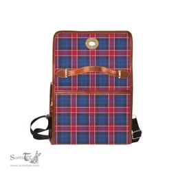 Scottish Canvas Bag Graham of Menteith Red Clan Tartan Waterproof Canvas Bag - Classic Scottish Plaid Tartan Plaid