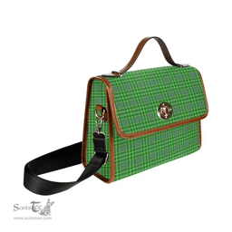 Scottish Canvas Bag Currie Clan Tartan Waterproof Canvas Bag - Classic Scottish Plaid Tartan Plaid