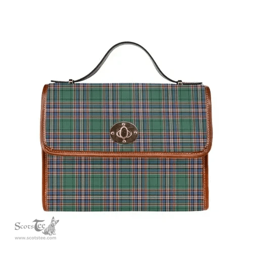 Scottish Canvas Bag MacFarlane Hunting Ancient Clan Tartan Waterproof Canvas Bag - Classic Scottish Plaid Tartan Plaid