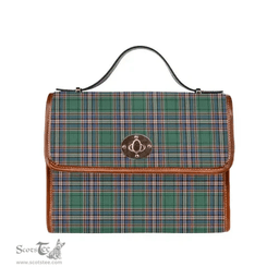 Scottish Canvas Bag MacFarlane Hunting Ancient Clan Tartan Waterproof Canvas Bag - Classic Scottish Plaid Tartan Plaid