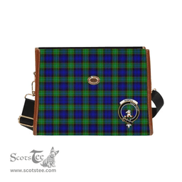Scottish Canvas Bag Sempill Clan Clan Tartan Waterproof Canvas Bag - Crest Classic Scottish Plaid Tartan Plaid