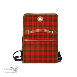 Scottish Canvas Bag Adair Clan Clan Tartan Waterproof Canvas Bag - Crest Classic Scottish Plaid Tartan Plaid