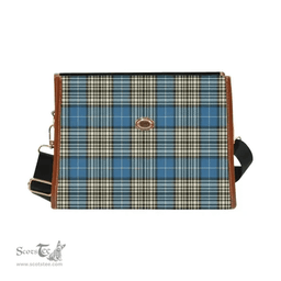 Scottish Canvas Bag Napier Ancient Clan Tartan Waterproof Canvas Bag - Classic Scottish Plaid Tartan Plaid