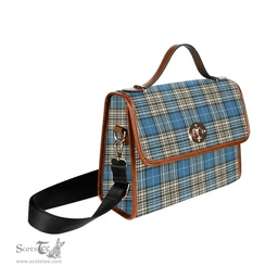 Scottish Canvas Bag Napier Ancient Clan Tartan Waterproof Canvas Bag - Classic Scottish Plaid Tartan Plaid