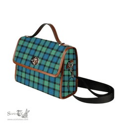 Scottish Canvas Bag Gunn Ancient Clan Tartan Waterproof Canvas Bag - Classic Scottish Plaid Tartan Plaid