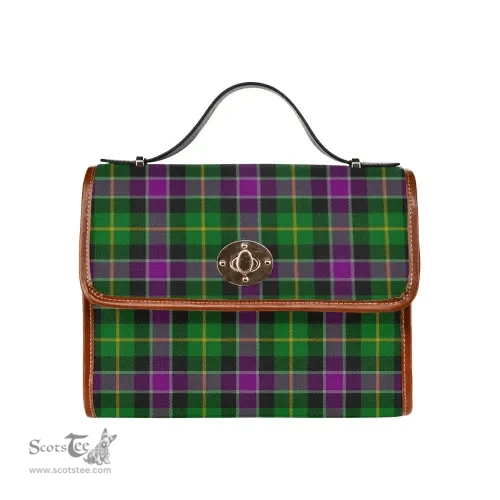 Scottish Canvas Bag Selkirk Clan Tartan Waterproof Canvas Bag - Classic Scottish Plaid Tartan Plaid