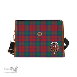 Scottish Canvas Bag Byres Clan Clan Tartan Waterproof Canvas Bag - Crest Classic Scottish Plaid Tartan Plaid