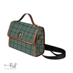 Scottish Canvas Bag Scott Green Ancient Clan Tartan Waterproof Canvas Bag - Classic Scottish Plaid Tartan Plaid