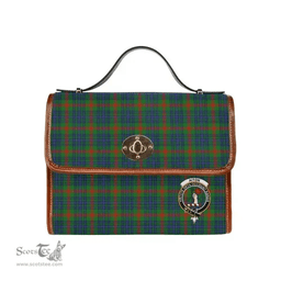 Scottish Canvas Bag Aiton Clan Clan Tartan Waterproof Canvas Bag - Crest Classic Scottish Plaid Tartan Plaid