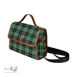 Scottish Canvas Bag Wallace Hunting Ancient Clan Tartan Waterproof Canvas Bag - Classic Scottish Plaid Tartan Plaid
