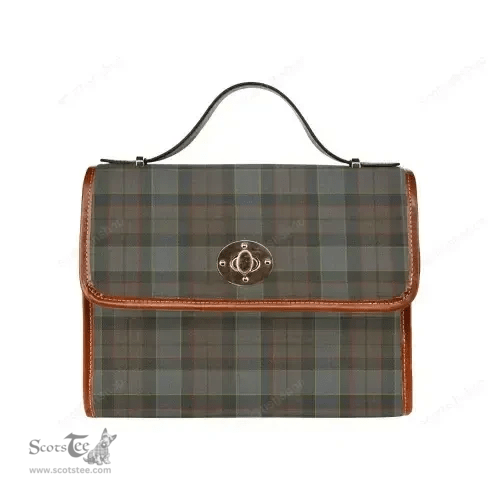Scottish Canvas Bag Outlander Fraser Clan Tartan Waterproof Canvas Bag - Classic Scottish Plaid Tartan Plaid