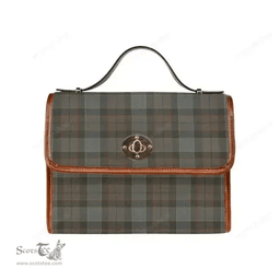Scottish Canvas Bag Outlander Fraser Clan Tartan Waterproof Canvas Bag - Classic Scottish Plaid Tartan Plaid