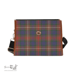 Scottish Canvas Bag Fraser Hunting Modern Clan Tartan Waterproof Canvas Bag - Classic Scottish Plaid Tartan Plaid