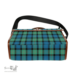 Scottish Canvas Bag Gunn Ancient Clan Tartan Waterproof Canvas Bag - Classic Scottish Plaid Tartan Plaid