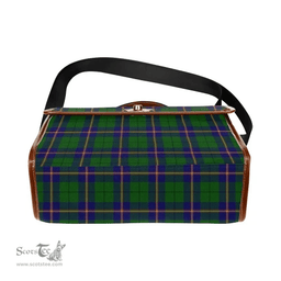 Scottish Canvas Bag Carmichael Modern Clan Tartan Waterproof Canvas Bag - Classic Scottish Plaid Tartan Plaid