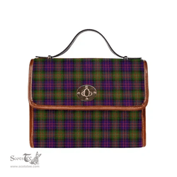 Scottish Canvas Bag MacDonnell of Glengarry Modern Clan Tartan Waterproof Canvas Bag - Classic Scottish Plaid Tartan Plaid