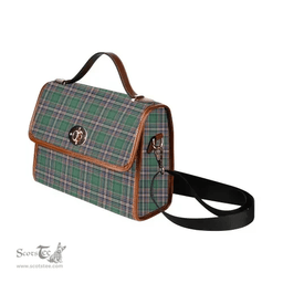Scottish Canvas Bag MacFarlane Hunting Ancient Clan Tartan Waterproof Canvas Bag - Classic Scottish Plaid Tartan Plaid