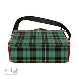 Scottish Canvas Bag Wallace Hunting Ancient Clan Tartan Waterproof Canvas Bag - Classic Scottish Plaid Tartan Plaid