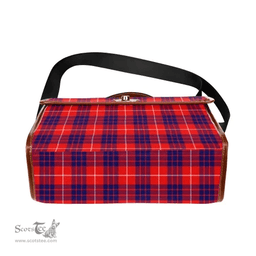 Scottish Canvas Bag Hamilton Modern Clan Tartan Waterproof Canvas Bag - Classic Scottish Plaid Tartan Plaid