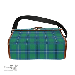 Scottish Canvas Bag Irvine Ancient Clan Tartan Waterproof Canvas Bag - Classic Scottish Plaid Tartan Plaid
