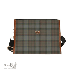 Scottish Canvas Bag Outlander Fraser Clan Tartan Waterproof Canvas Bag - Classic Scottish Plaid Tartan Plaid