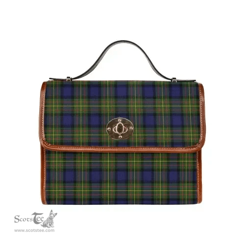Scottish Canvas Bag MacLaren Modern Clan Tartan Waterproof Canvas Bag - Classic Scottish Plaid Tartan Plaid