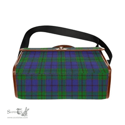 Scottish Canvas Bag Strachan Clan Tartan Waterproof Canvas Bag - Classic Scottish Plaid Tartan Plaid