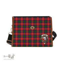 Scottish Canvas Bag Belshes Clan Clan Tartan Waterproof Canvas Bag - Crest Classic Scottish Plaid Tartan Plaid