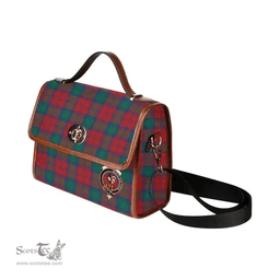 Scottish Canvas Bag Byres Clan Clan Tartan Waterproof Canvas Bag - Crest Classic Scottish Plaid Tartan Plaid
