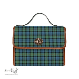 Scottish Canvas Bag MacEwen Ancient Clan Tartan Waterproof Canvas Bag - Classic Scottish Plaid Tartan Plaid