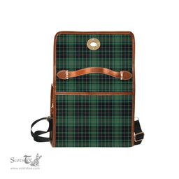 Scottish Canvas Bag MacAulay Hunting Ancient Clan Tartan Waterproof Canvas Bag - Classic Scottish Plaid Tartan Plaid
