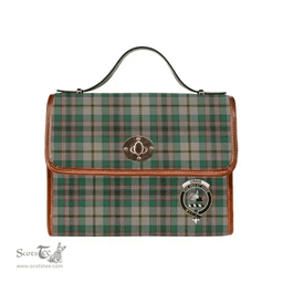 Scottish Canvas Bag Craig Ancient Clan Clan Tartan Waterproof Canvas Bag - Crest Classic Scottish Plaid Tartan Plaid