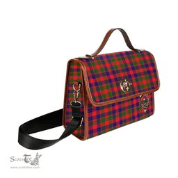Scottish Canvas Bag Gow (of Skeoch) Clan Clan Tartan Waterproof Canvas Bag - Crest Classic Scottish Plaid Tartan Plaid