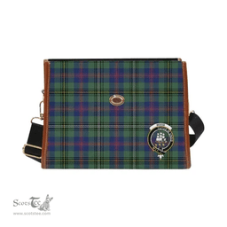Scottish Canvas Bag Wood Clan Clan Tartan Waterproof Canvas Bag - Crest Classic Scottish Plaid Tartan Plaid