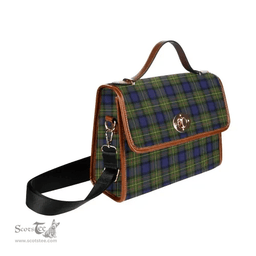 Scottish Canvas Bag MacLaren Modern Clan Tartan Waterproof Canvas Bag - Classic Scottish Plaid Tartan Plaid