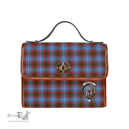 Scottish Canvas Bag Spalding Clan Clan Tartan Waterproof Canvas Bag - Crest Classic Scottish Plaid Tartan Plaid